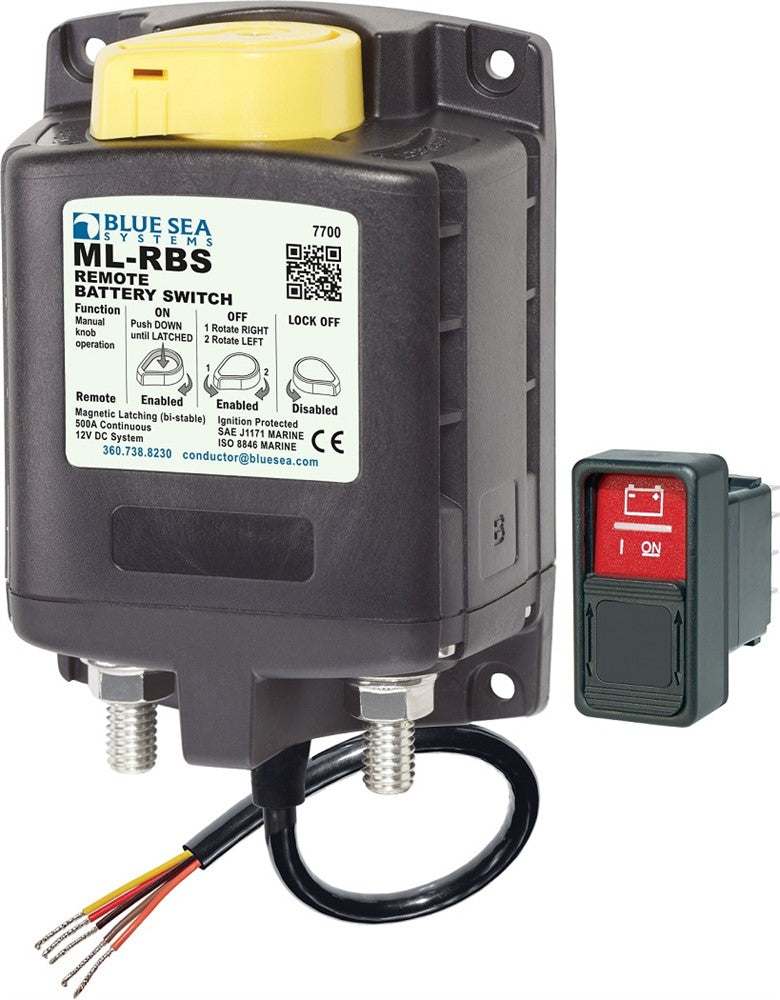 ELEKTRISK HUVUDSTRÖMBRYTARE BLUE SEA 500A 12V