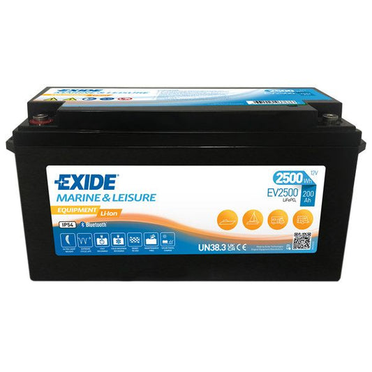 EXIDE EV2500 2.0 LITIUM 200Ah  2500Wh