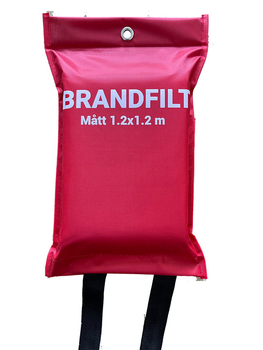 BRANDFILT  RÖD 1,2X1,2M