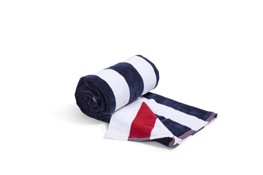 BADLAKAN RANDIG NAVY/RÖD