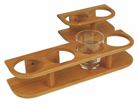 BAMBOO GLASHÅLLARE 2 GLAS