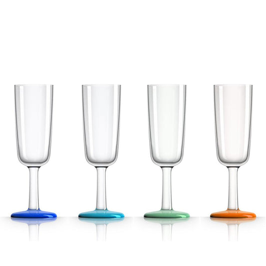 CHAMPAGNEGLAS BLÅ MARC NEWSON