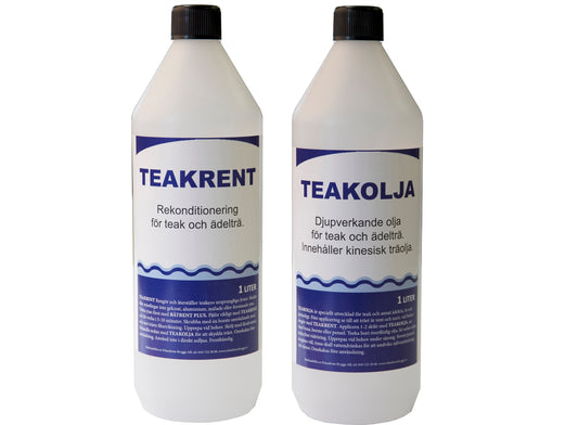 TEAKRENGÖRING + OLJA KIT